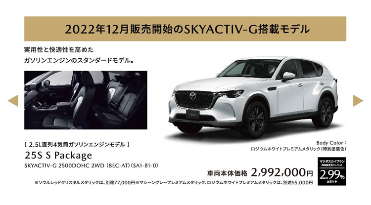 2022年12月販売開始のSKYACTIV-G搭載モデル