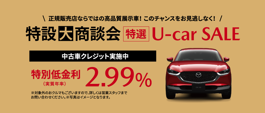 特設大商談会特選U-CAR SALE